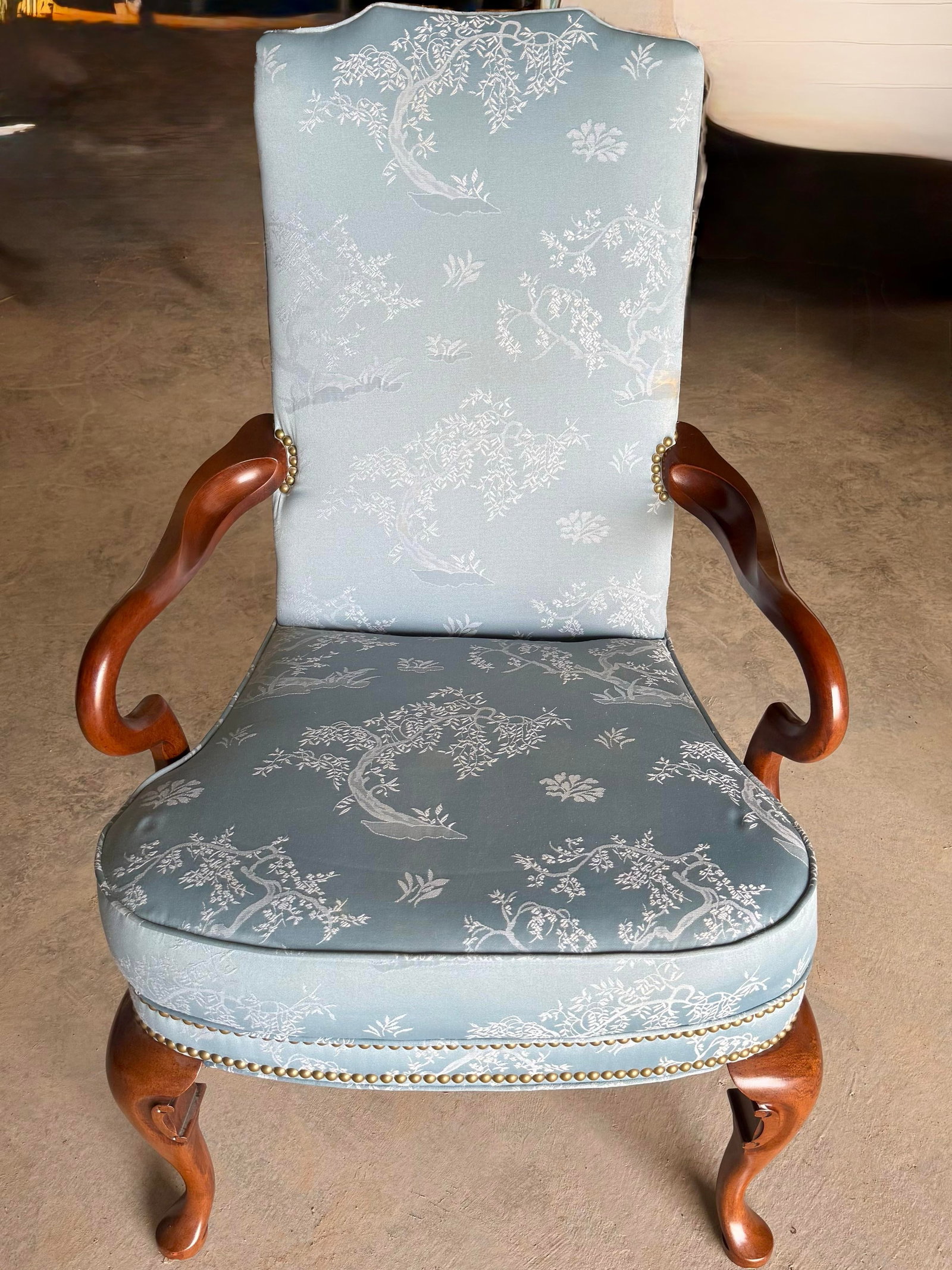 Mid 20th Century Louis XV Style Chinoiserie Accent Chair - 8