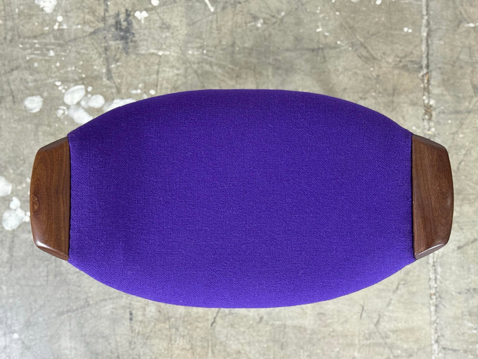 1960s Mid Century Modern Ottoman Foot Stool by Westnofa - Vintage Teak Footstool - 8