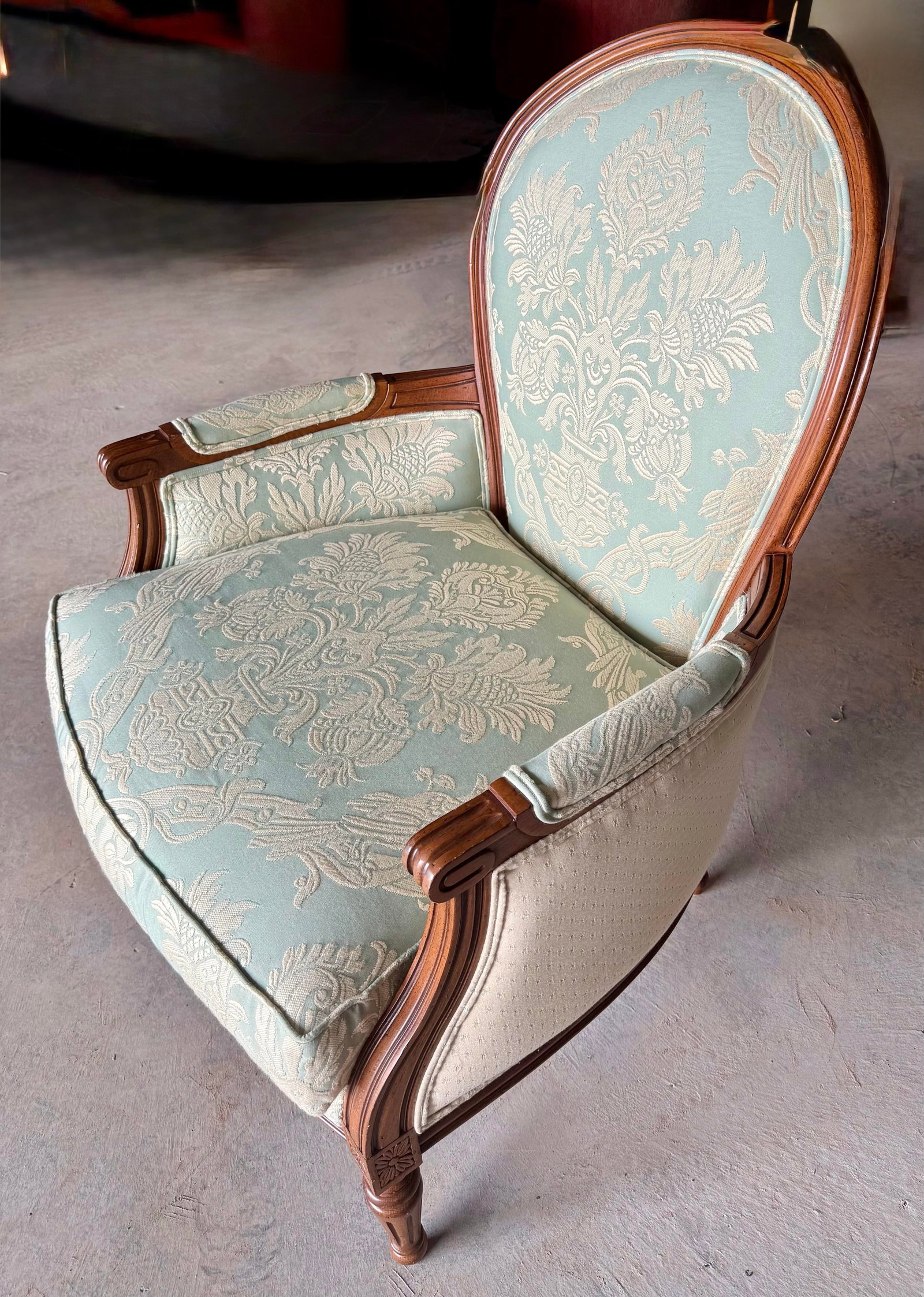 Late 19th Century Louis XVI Style Berger'e Armchair - 4