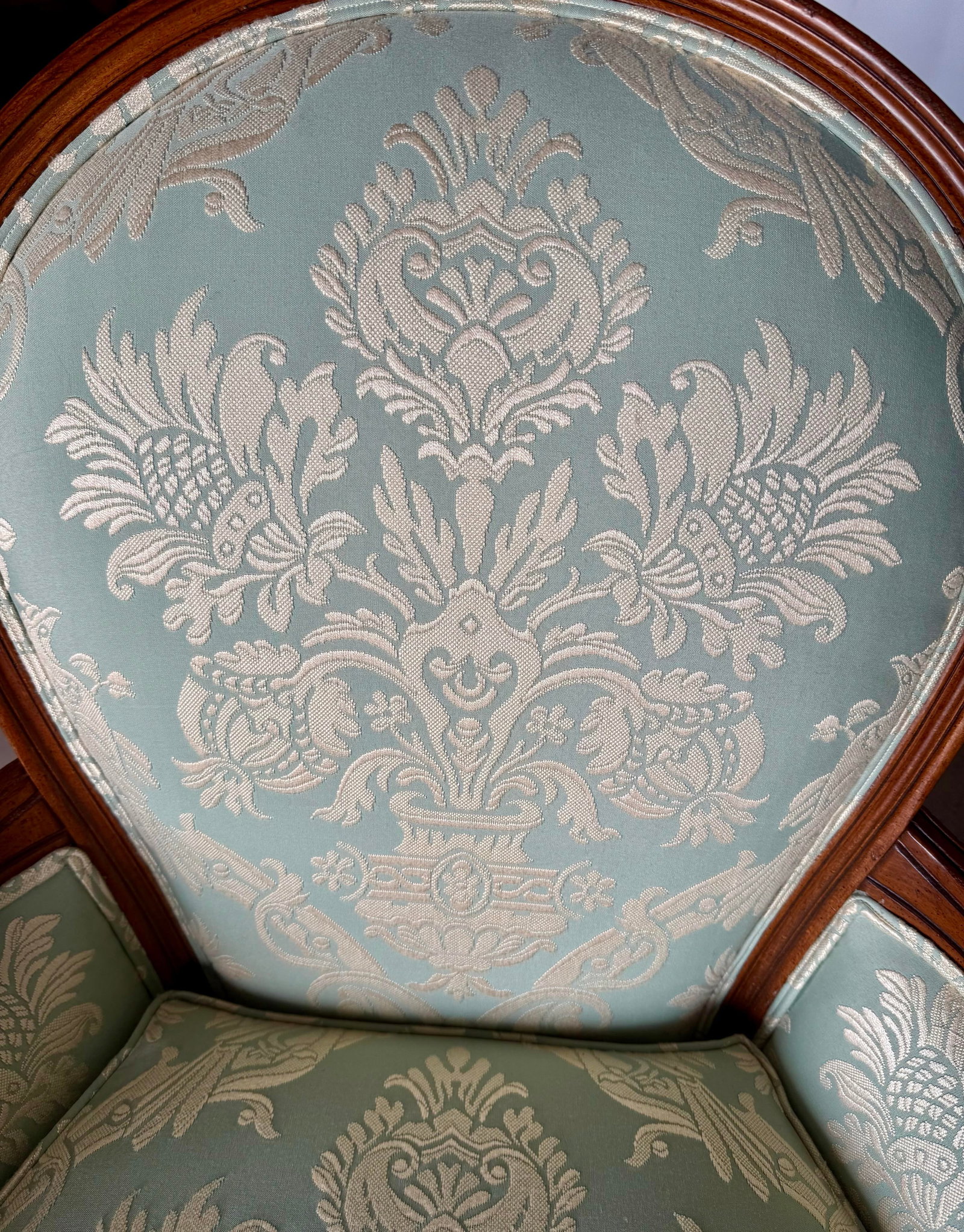 Late 19th Century Louis XVI Style Berger'e Armchair - 5