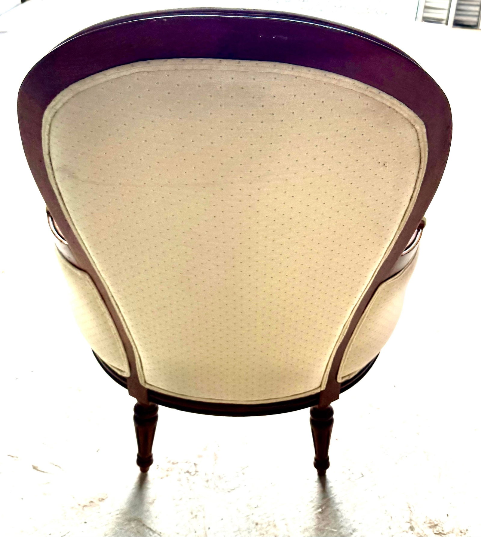 Late 19th Century Louis XVI Style Berger'e Armchair - 6