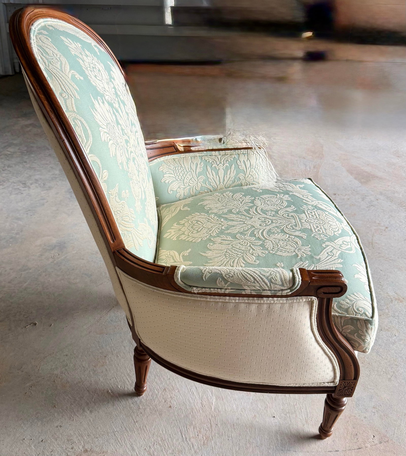 Late 19th Century Louis XVI Style Berger'e Armchair - 7