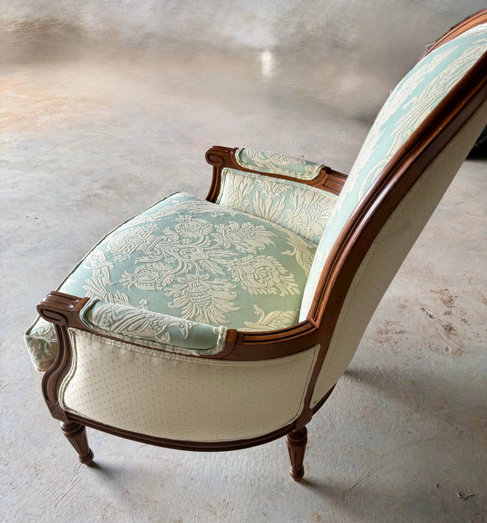 Late 19th Century Louis XVI Style Berger'e Armchair - 8