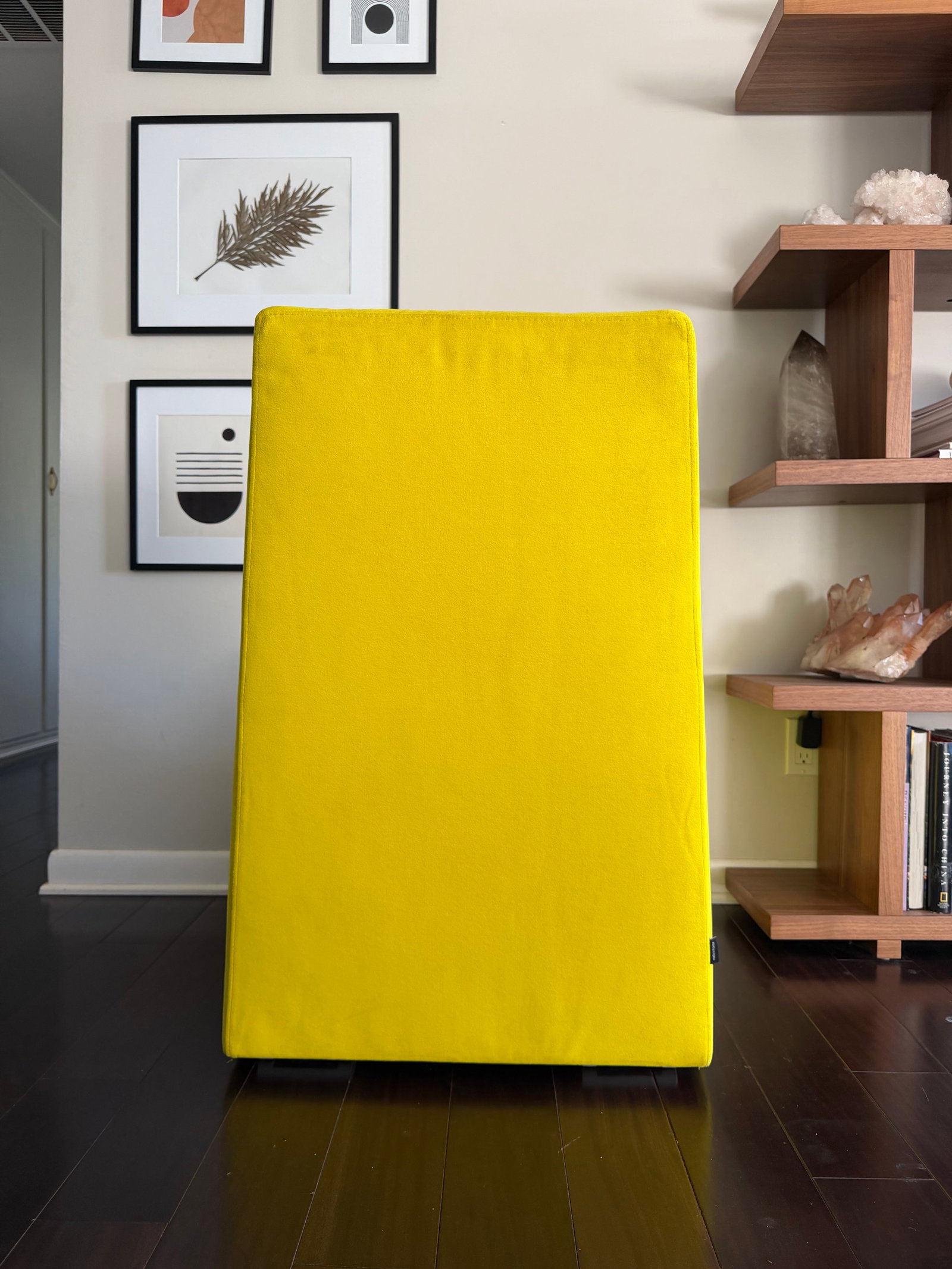 Late 20th Century Ligne Roset Bold Yellow Chartreuse Microfiber Suede Lounge Chair, Made in France - 6