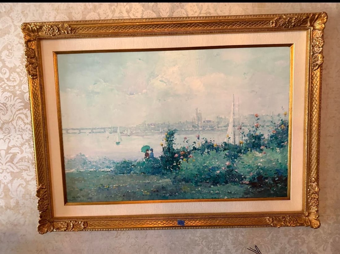 Henri Dupre Original Mid Century Impressionist Oil Painting - 2