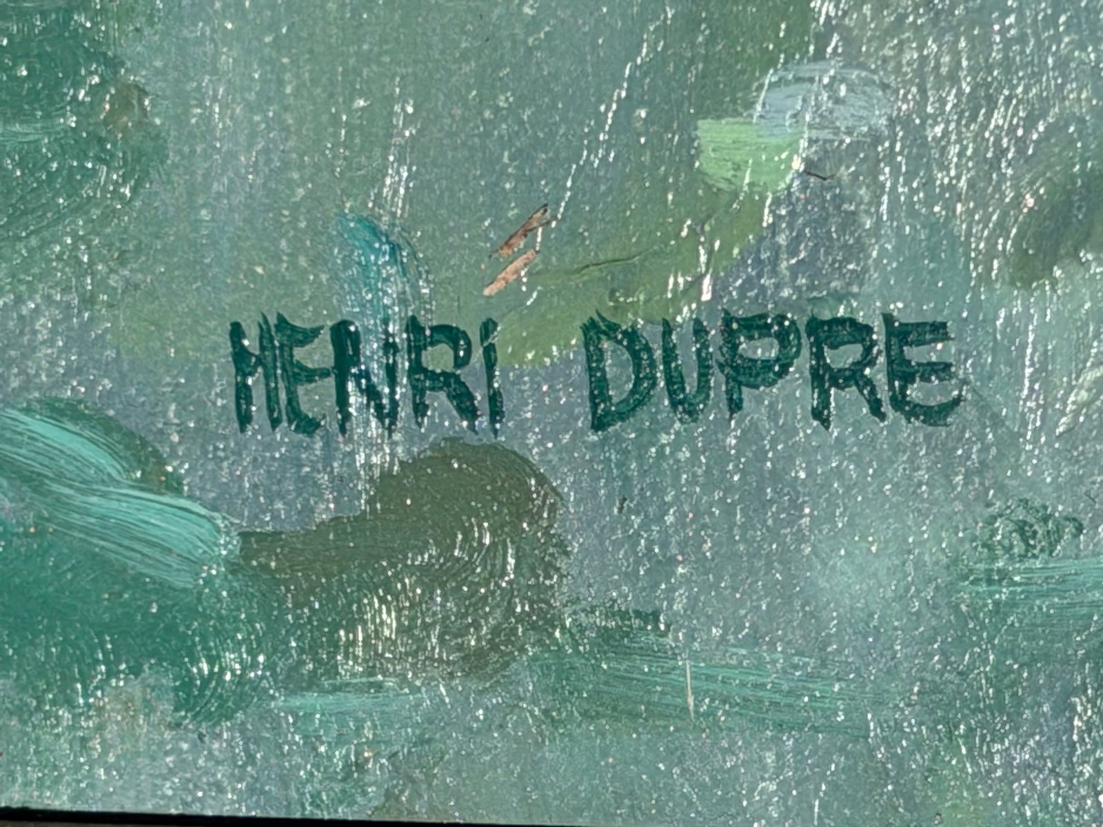 Henri Dupre Original Mid Century Impressionist Oil Painting - 4