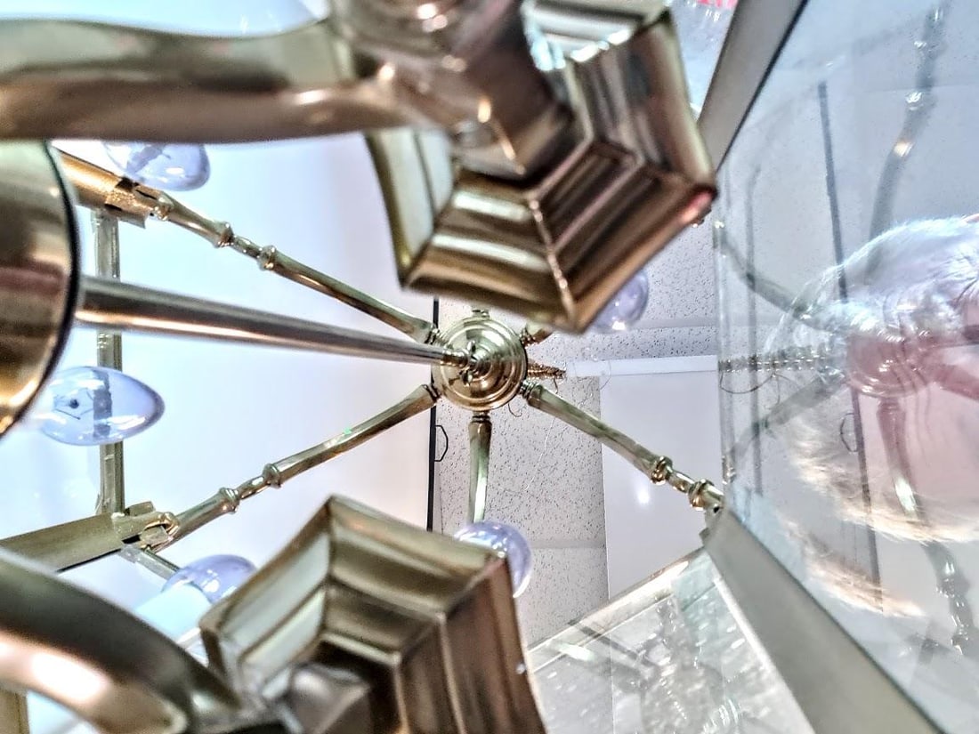 Very Large Old Regency Brass Lantern Early 1900 English - 14