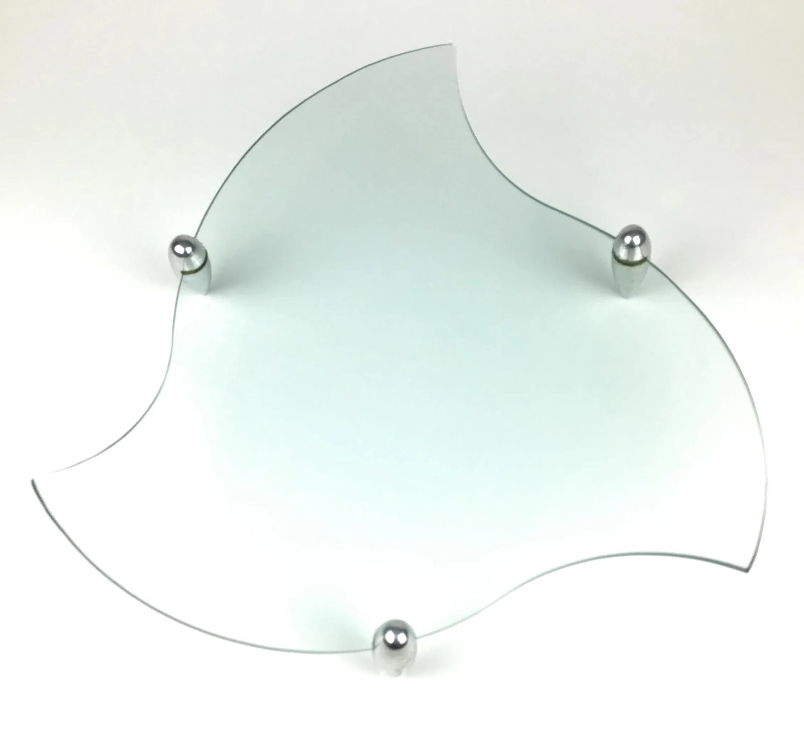 Mid-Century Modern Danish Design Serving Display Glass Plate - 8