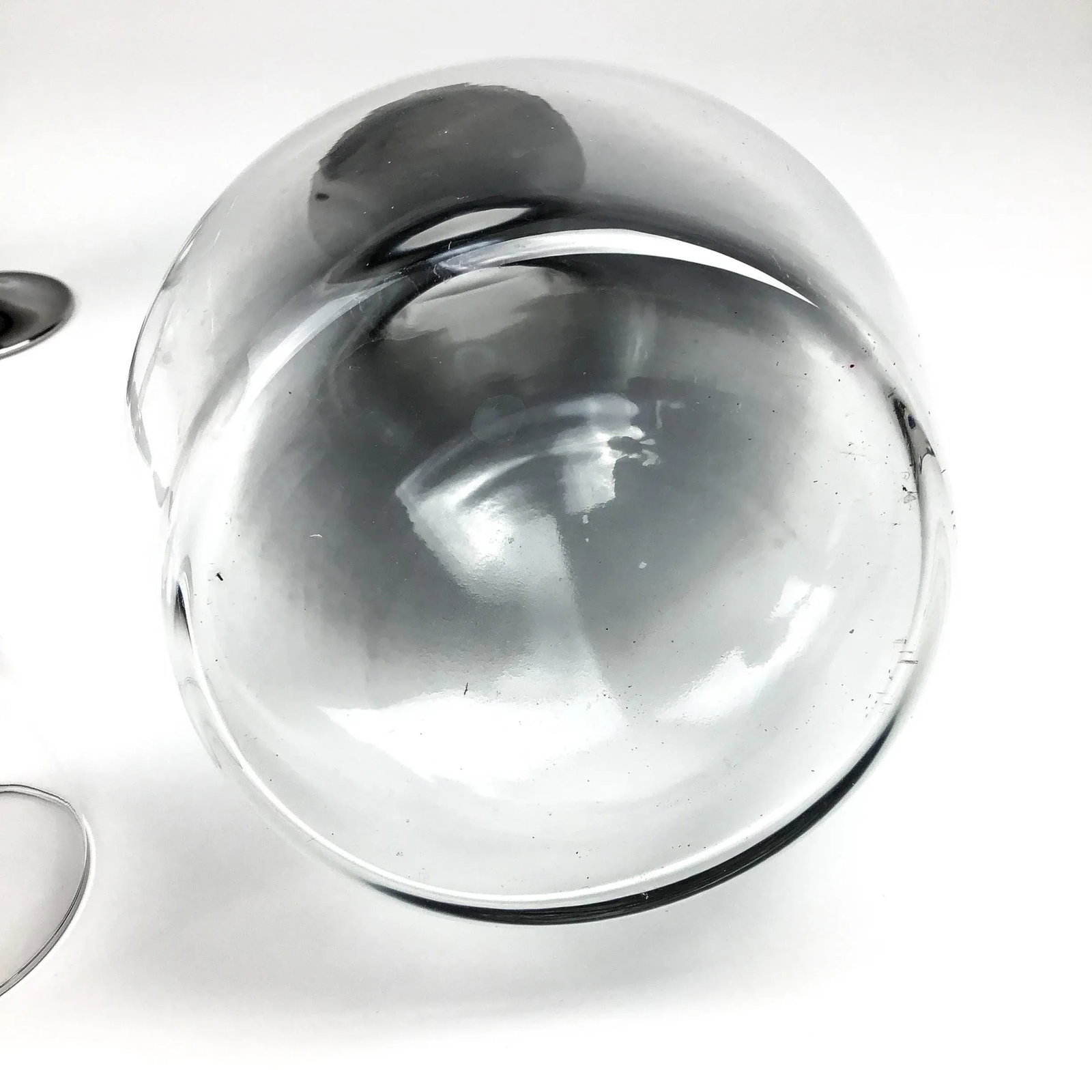 Dorothy Thorpe Style Silver Rimmed Decanter & Glasses - Set of 5 - 11