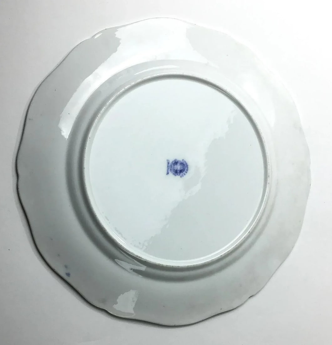 Antique Dragon Design Porcelain Plates - Set of 3 - 6