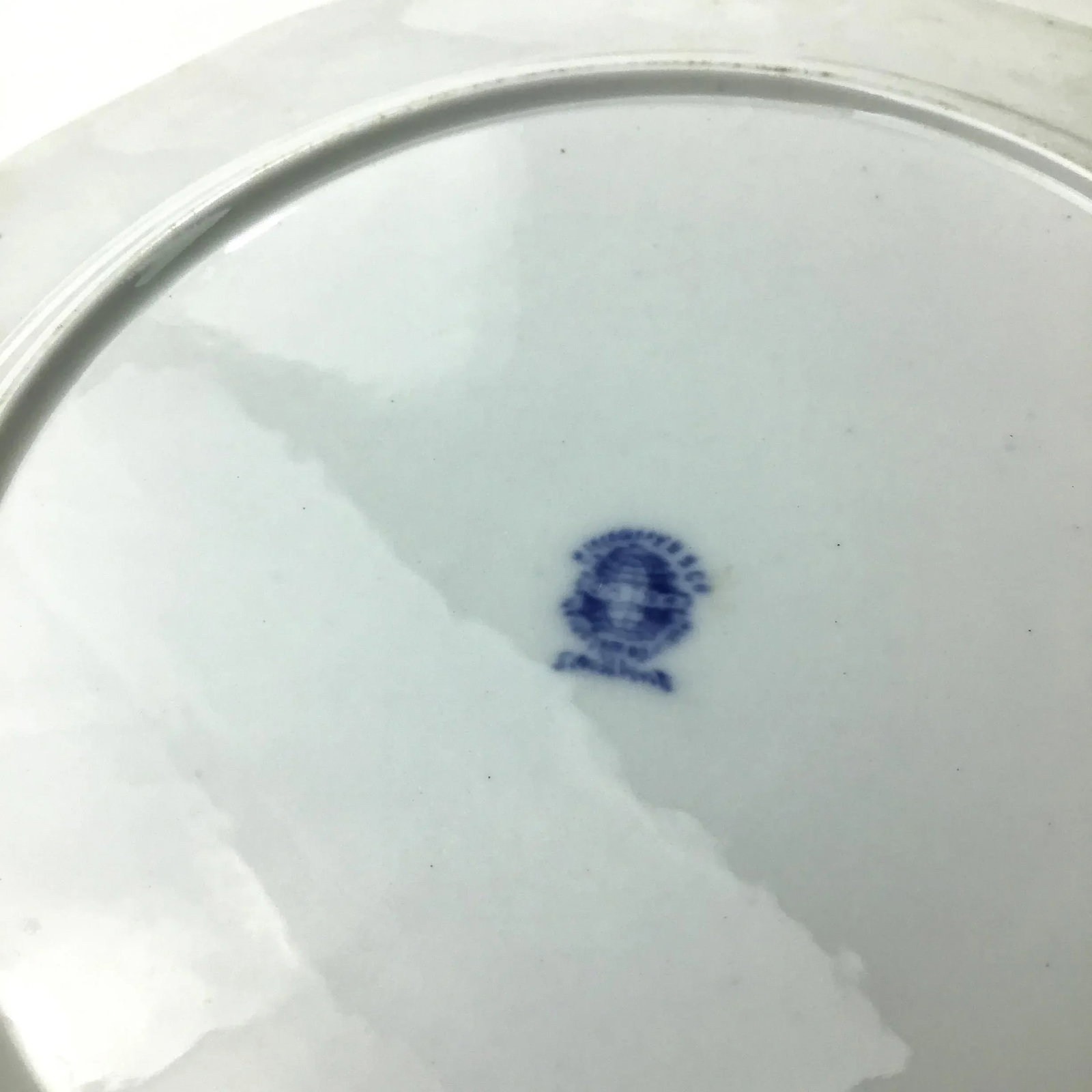 Antique Dragon Design Porcelain Plates - Set of 3 - 7