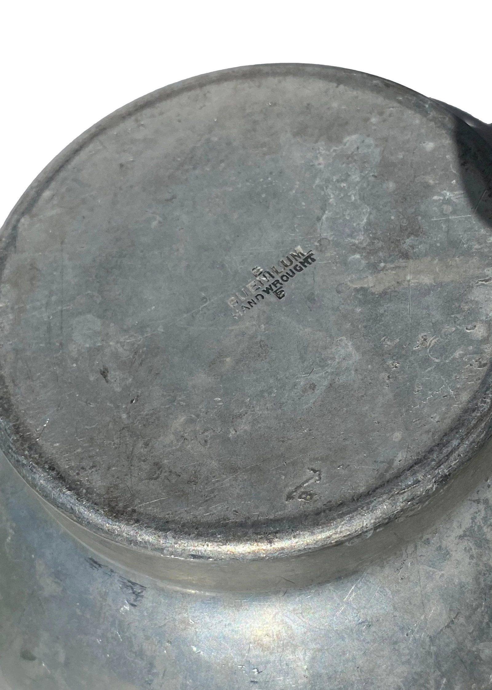 1930s Vintage Bw Buenlium Hammered Aluminum Pitchers - 2 Pieces - 4