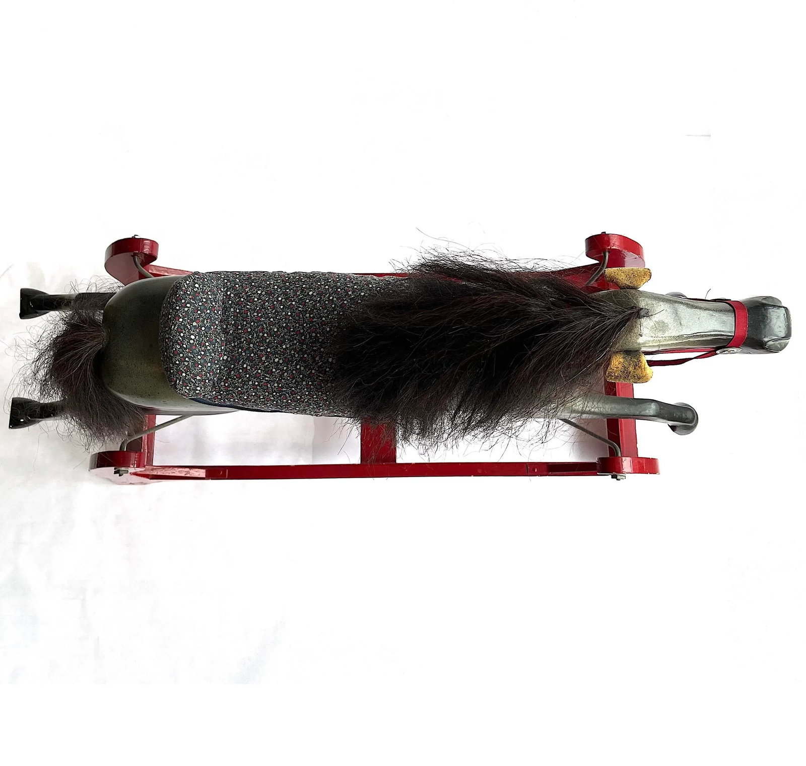 Antique Whitney Reed Rocking Glider Horse - 12