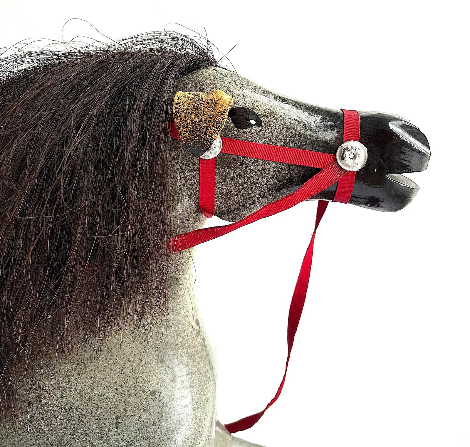 Antique Whitney Reed Rocking Glider Horse - 6