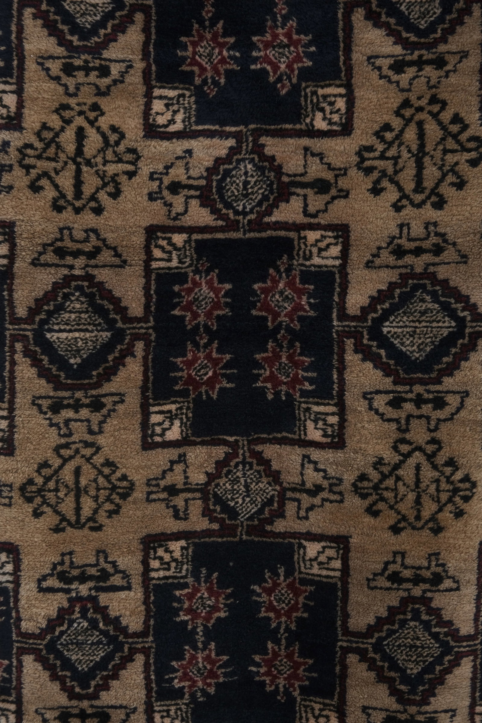 1960s Vintage Brown Turkish Tulu Rug 2'11'' X 6'4'' - 6