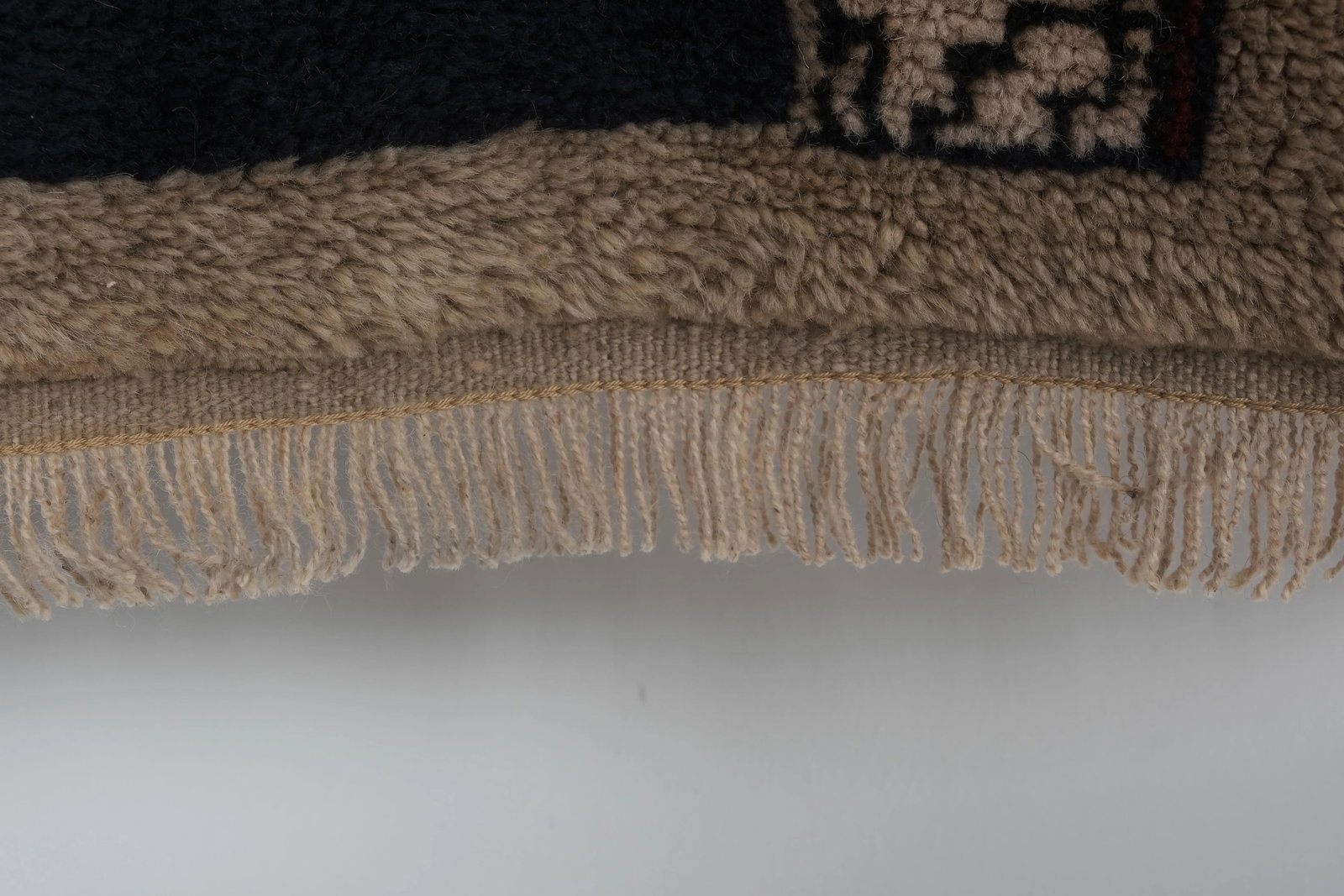 1960s Vintage Brown Turkish Tulu Rug 2'11'' X 6'4'' - 9