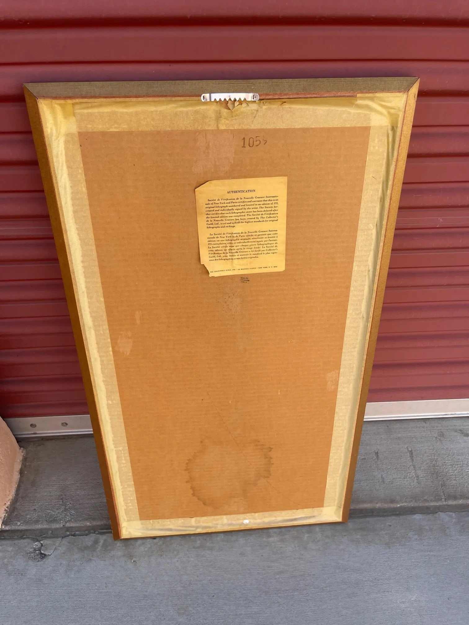 Original Limited Edition Lithograph Signed by Artist 32/375 - 2