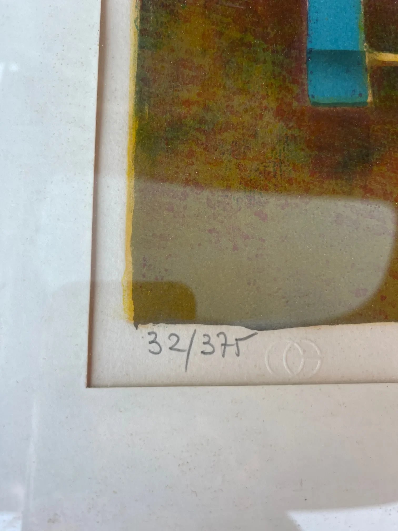 Original Limited Edition Lithograph Signed by Artist 32/375 - 8