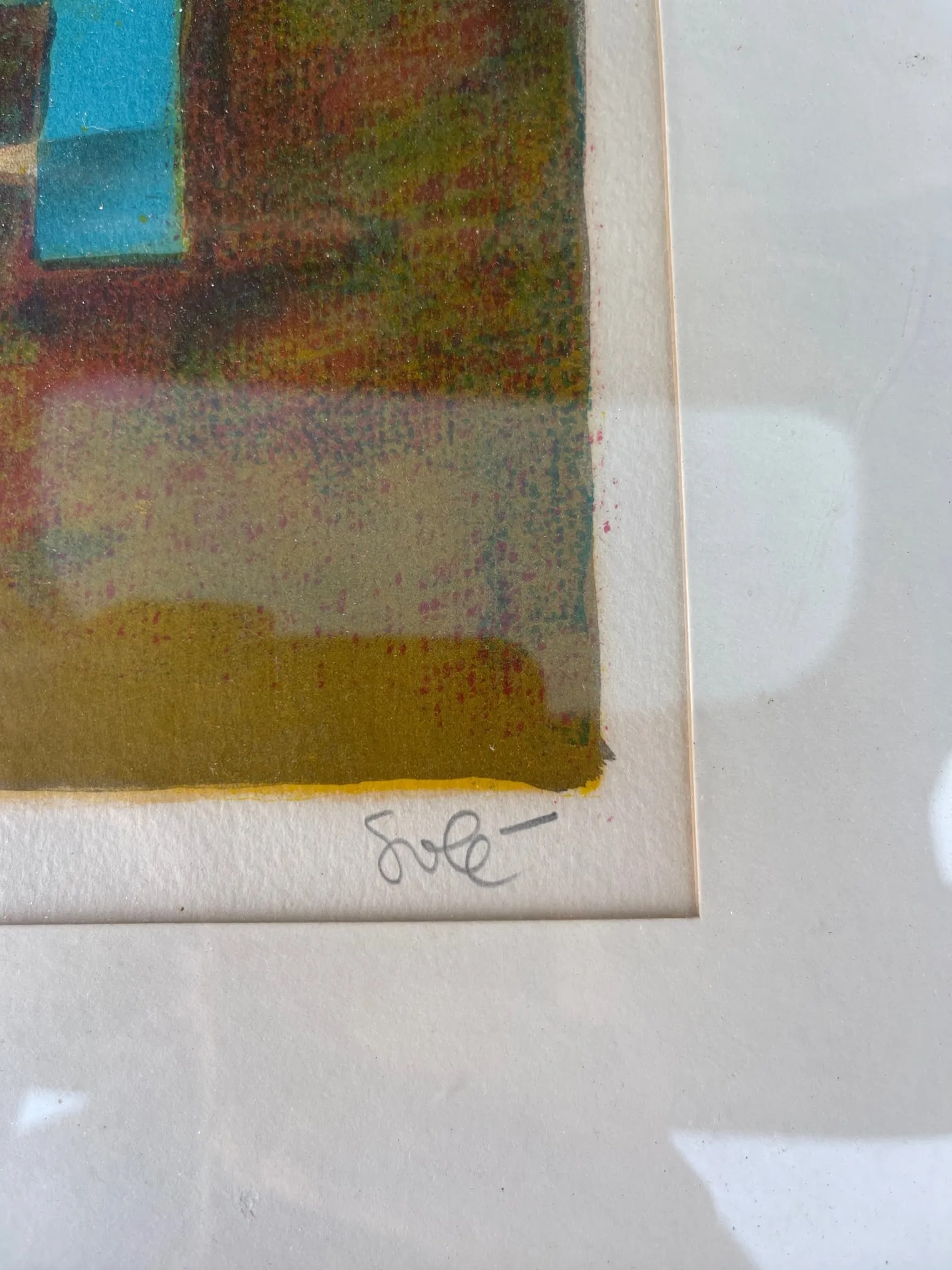 Original Limited Edition Lithograph Signed by Artist 32/375 - 9