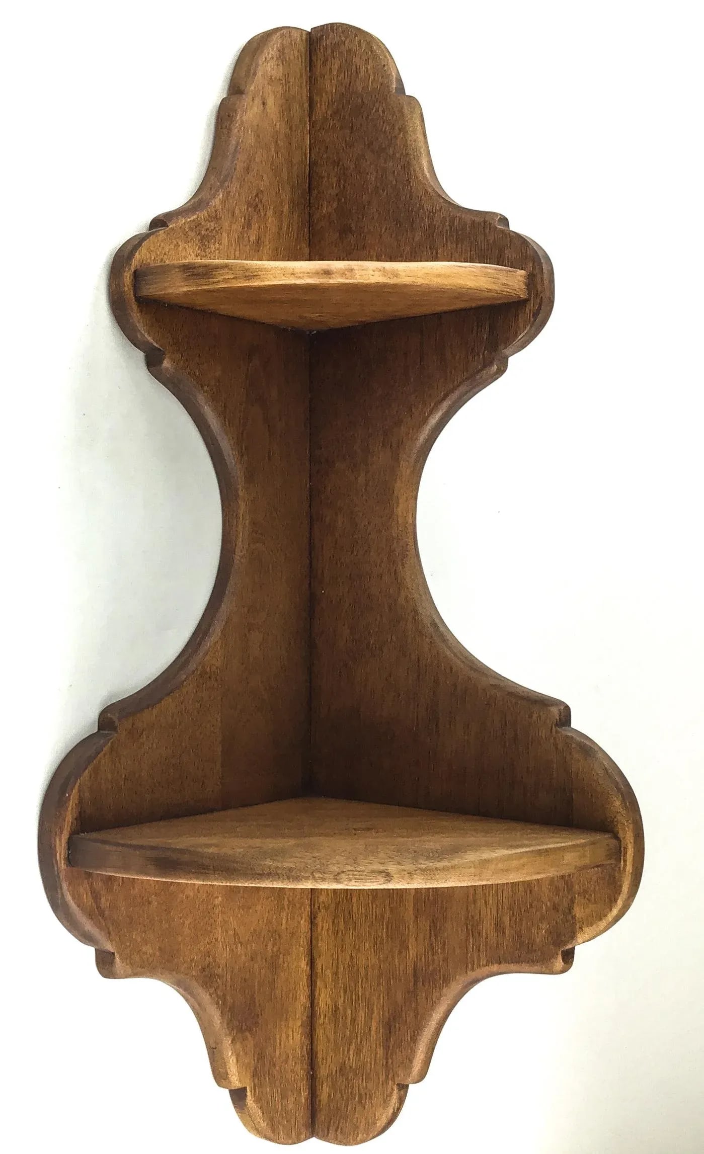 1960's Cushman Maple Corner Curio Shelf - 13