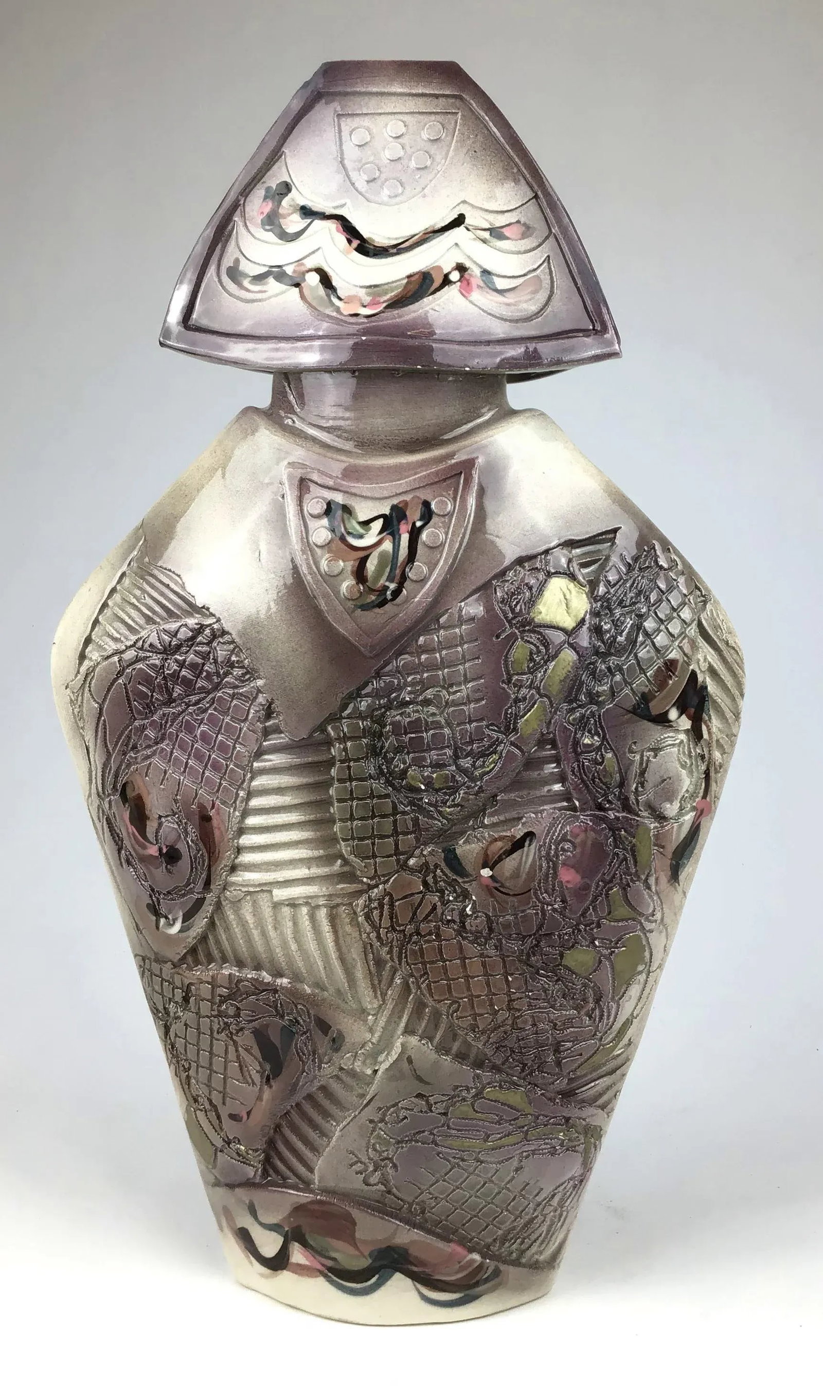 1980's Gail Markiewicz Carved Clay Statue - 10