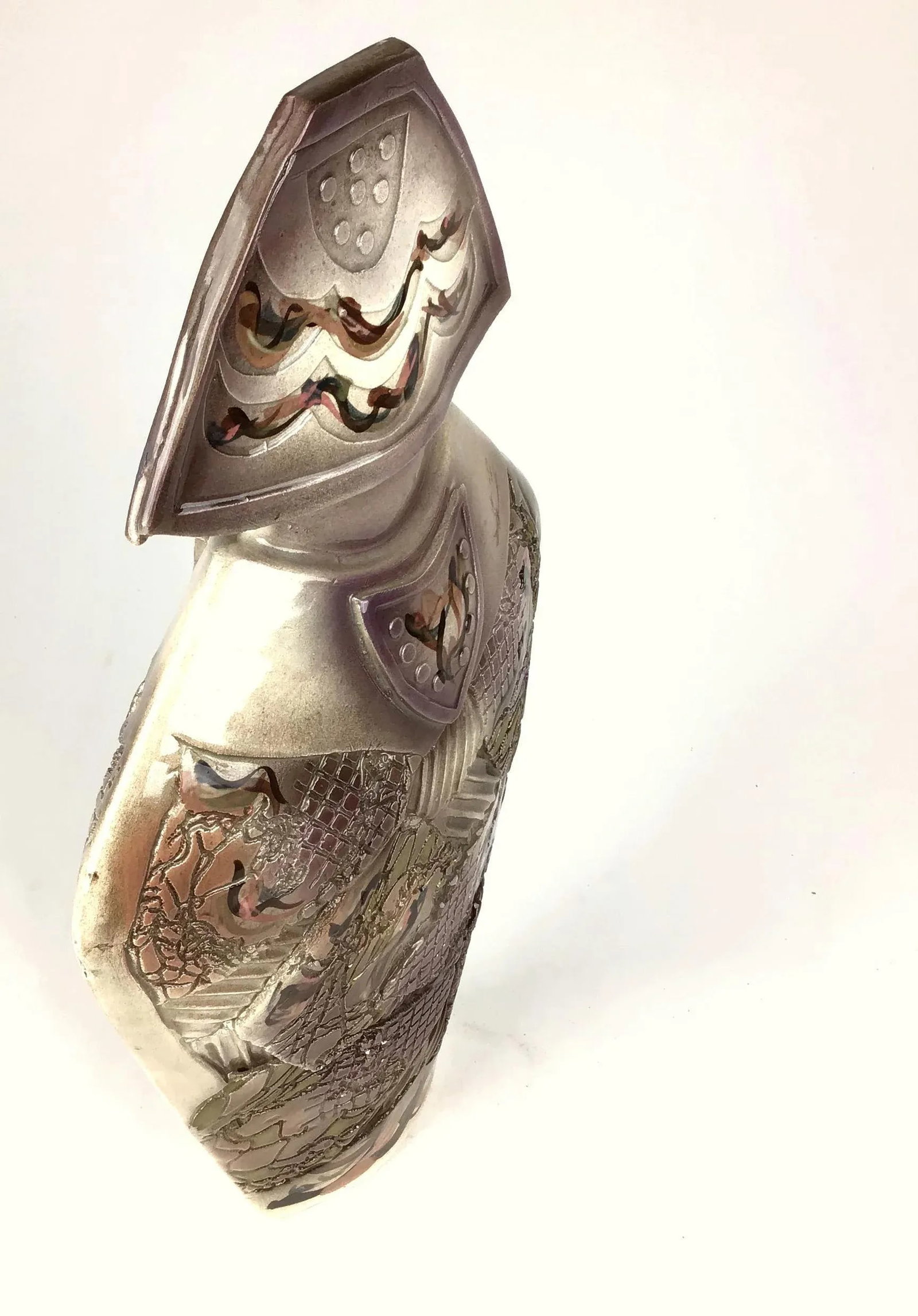 1980's Gail Markiewicz Carved Clay Statue - 2