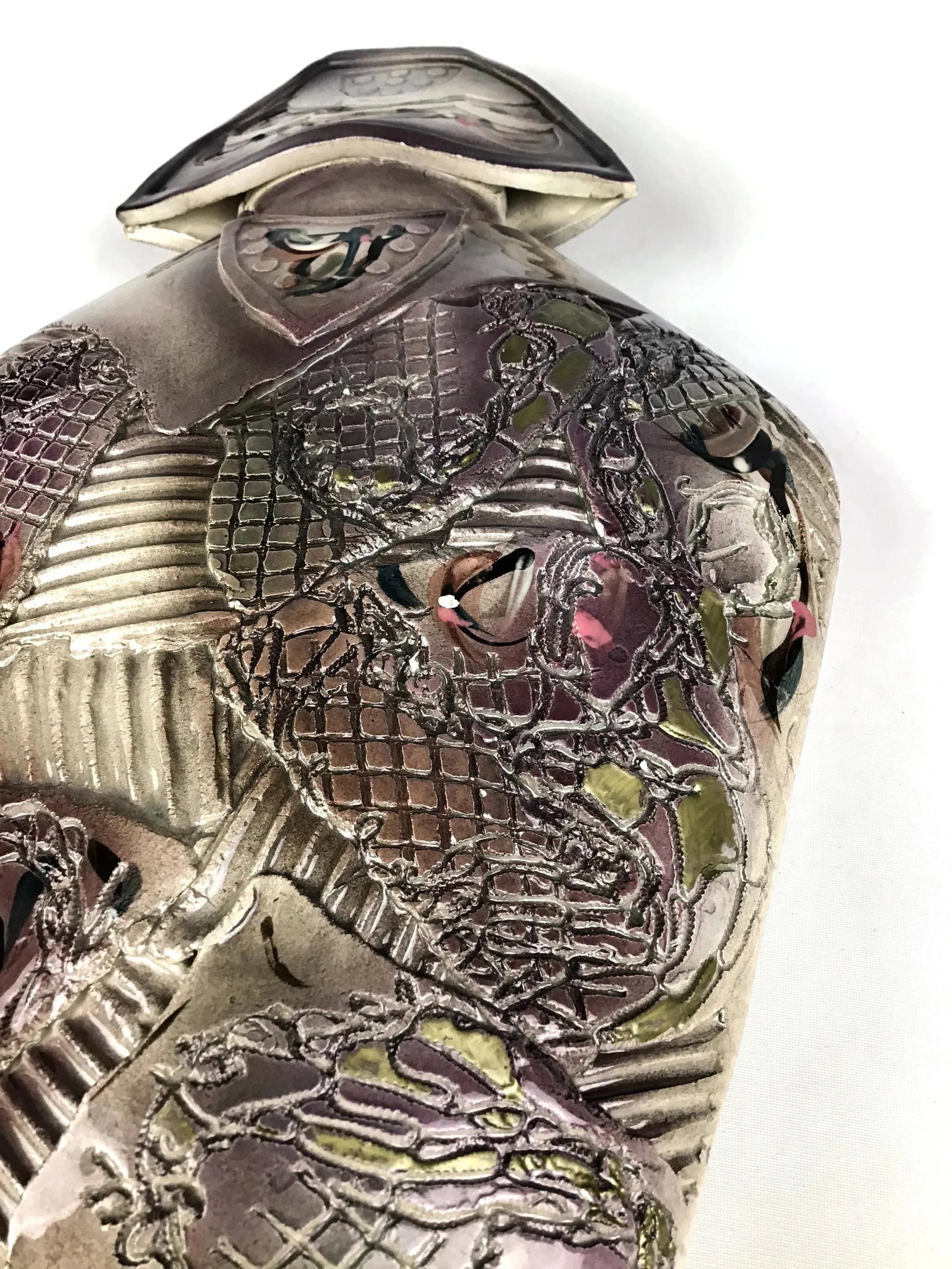 1980's Gail Markiewicz Carved Clay Statue - 6