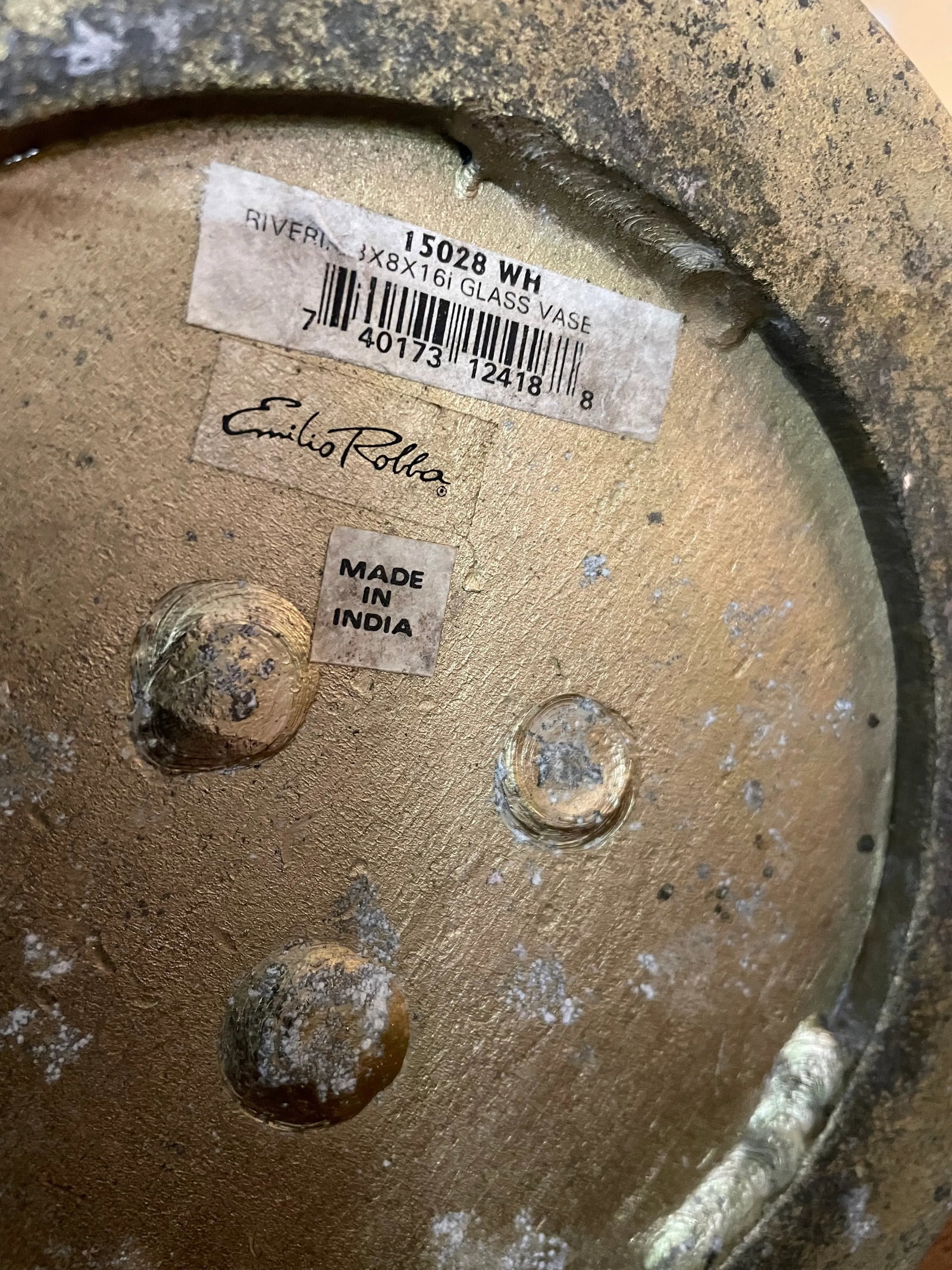 1980's Emilio Robba Cased Glass and Iron Vase - 7