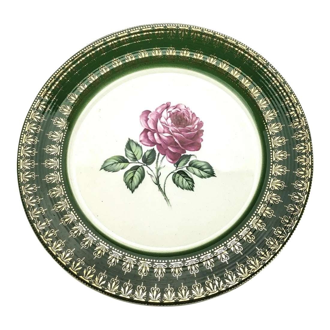 Vintage Ovington's Fifth Avenue 22k Gold Dinner Plates - Set of 4: In the mid-1800s the Ovington brothers had trade in sculpture, ceramics, pottery, and table ware. They quickly expanded to a new two-story building which spanned several storefronts on Fulton Street,