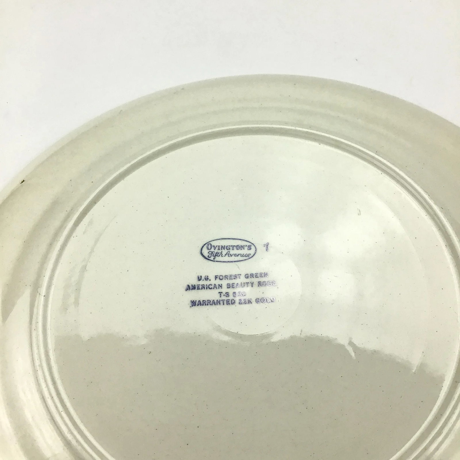 Vintage Ovington's Fifth Avenue 22k Gold Dinner Plates - Set of 4 - 9