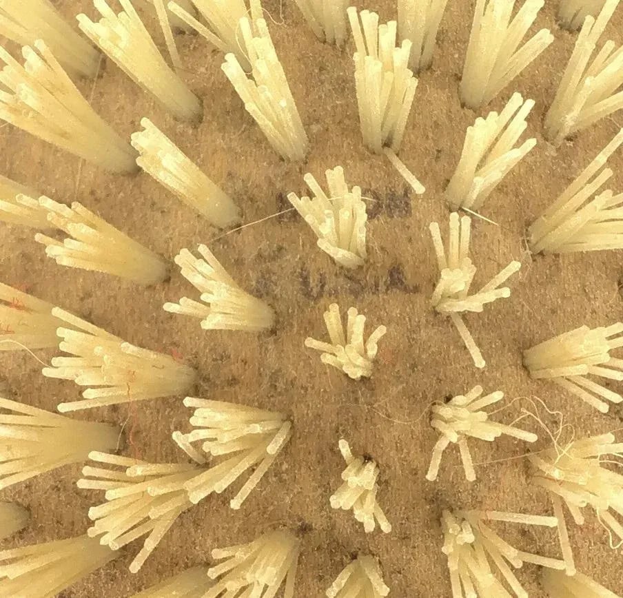 Antique His & Hers Victorian Hand Mirror 3 Piece Brush Set - 6