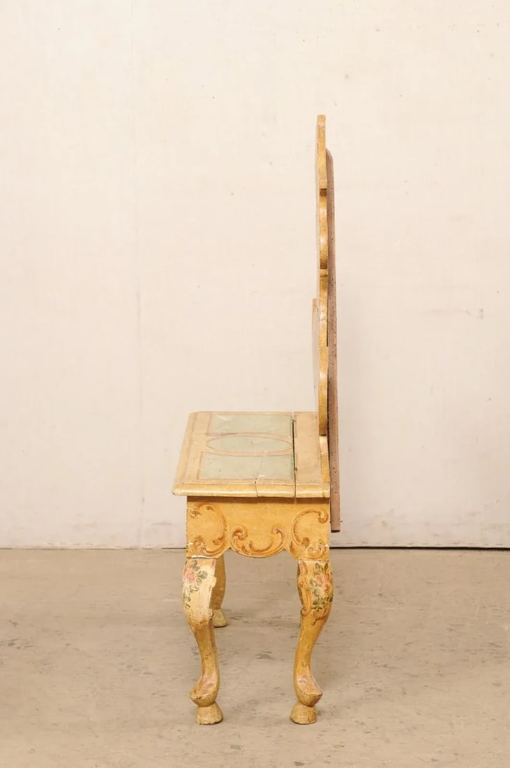 Early 20th Century Antique Hand-Painted Cassapana from Italy - 5