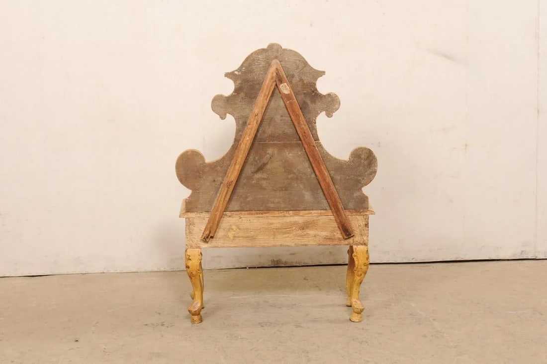 Early 20th Century Antique Hand-Painted Cassapana from Italy - 7