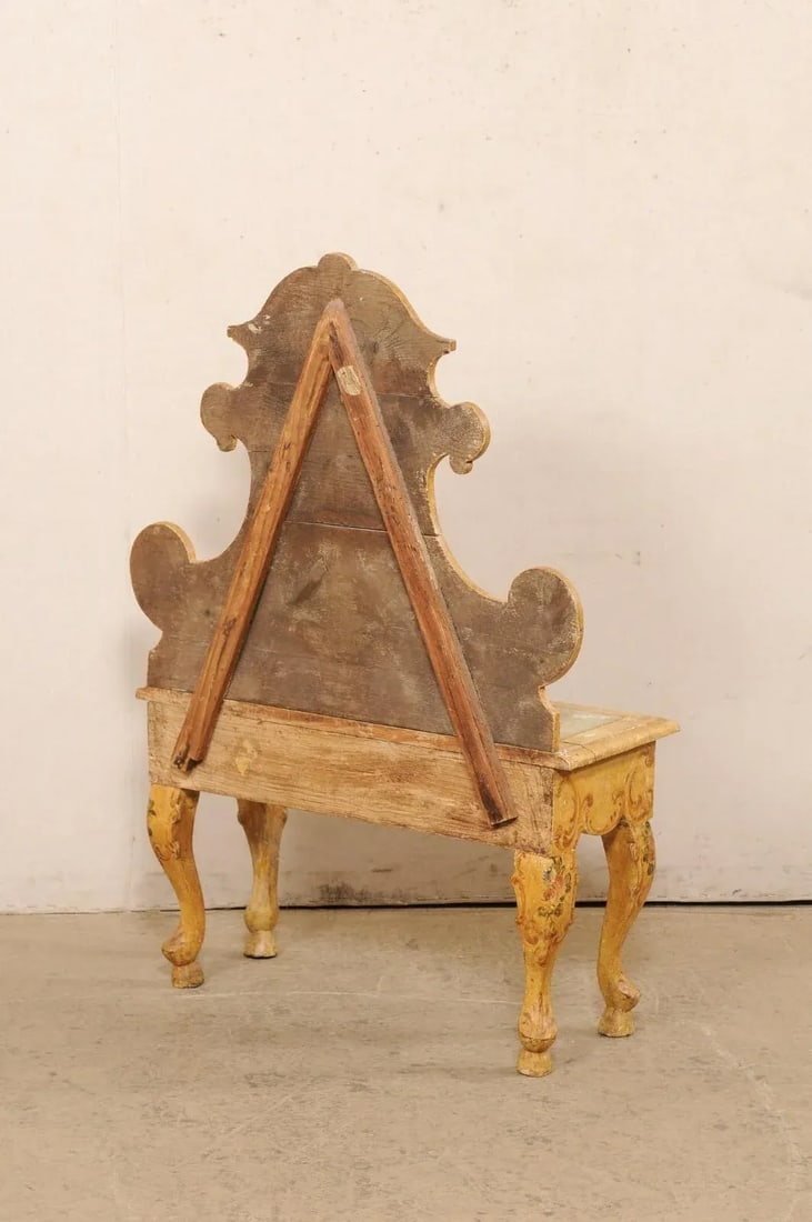 Early 20th Century Antique Hand-Painted Cassapana from Italy - 8