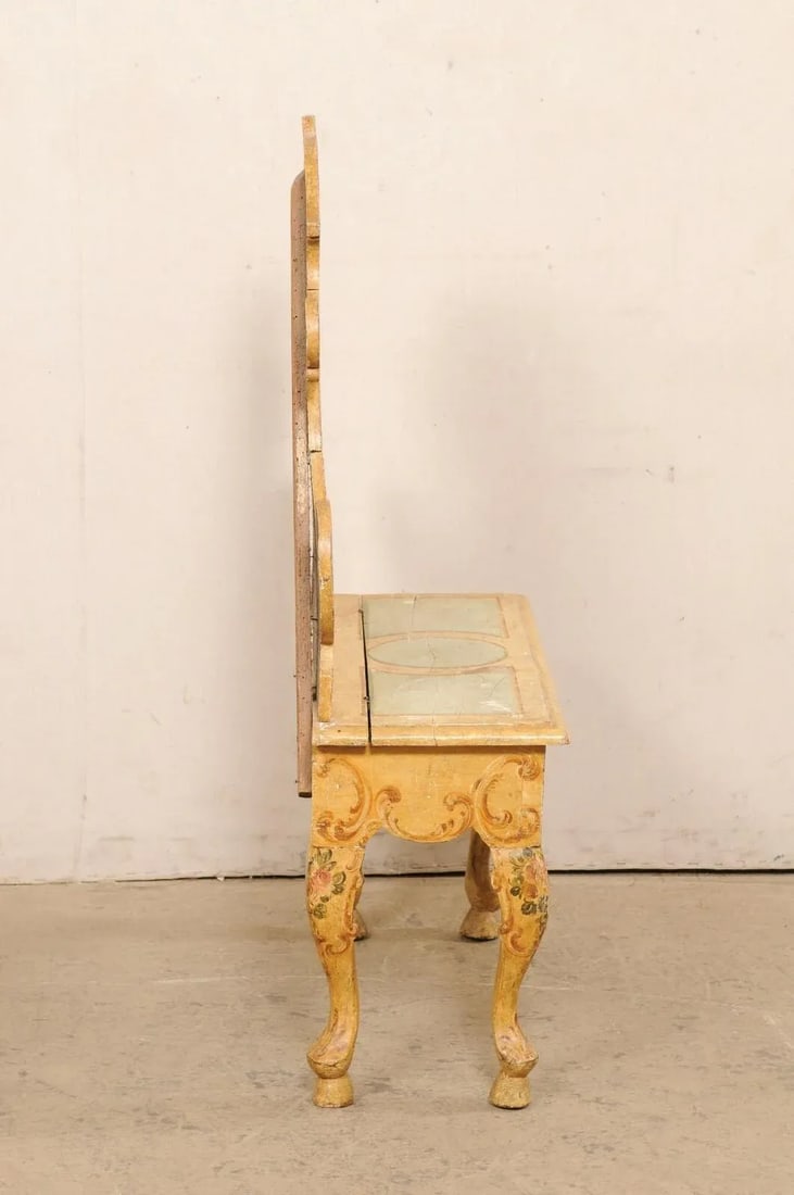 Early 20th Century Antique Hand-Painted Cassapana from Italy - 9