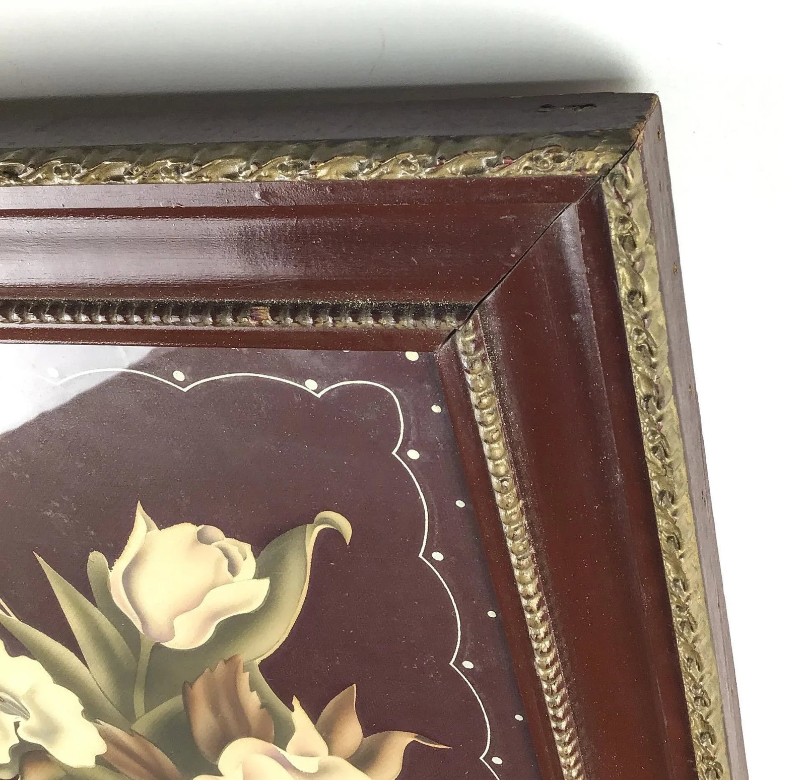 Victorian Watercolor Original Painting Signed - 2