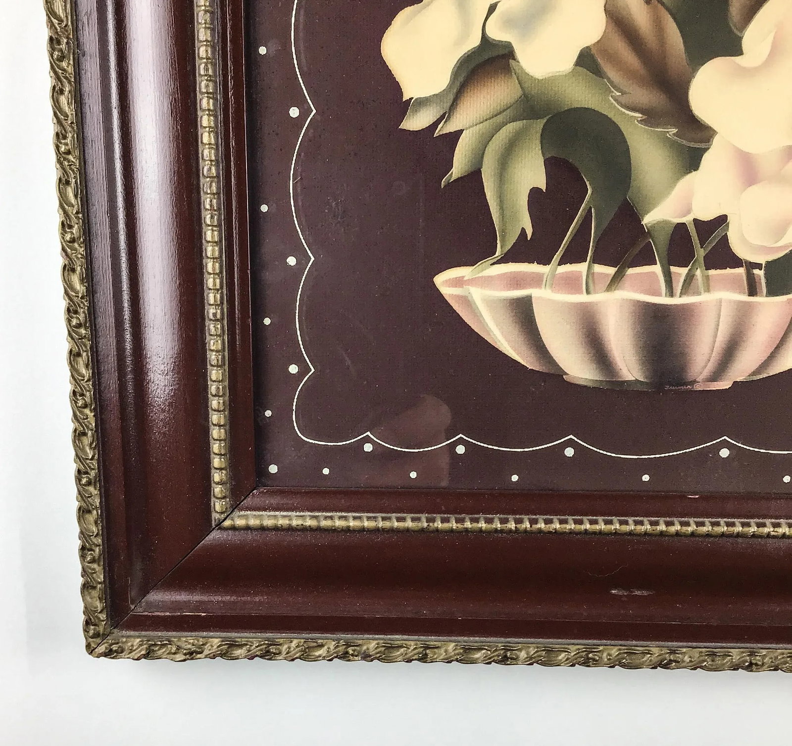 Victorian Watercolor Original Painting Signed - 3