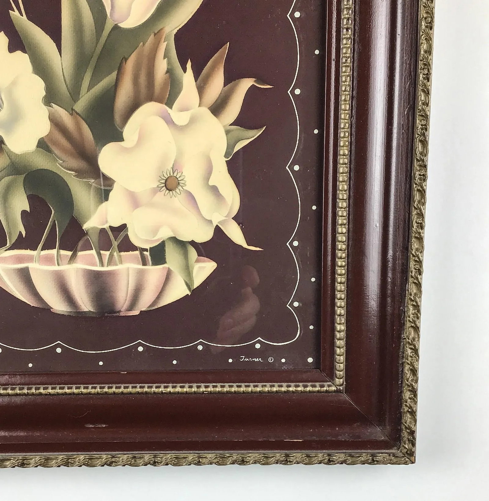 Victorian Watercolor Original Painting Signed - 7