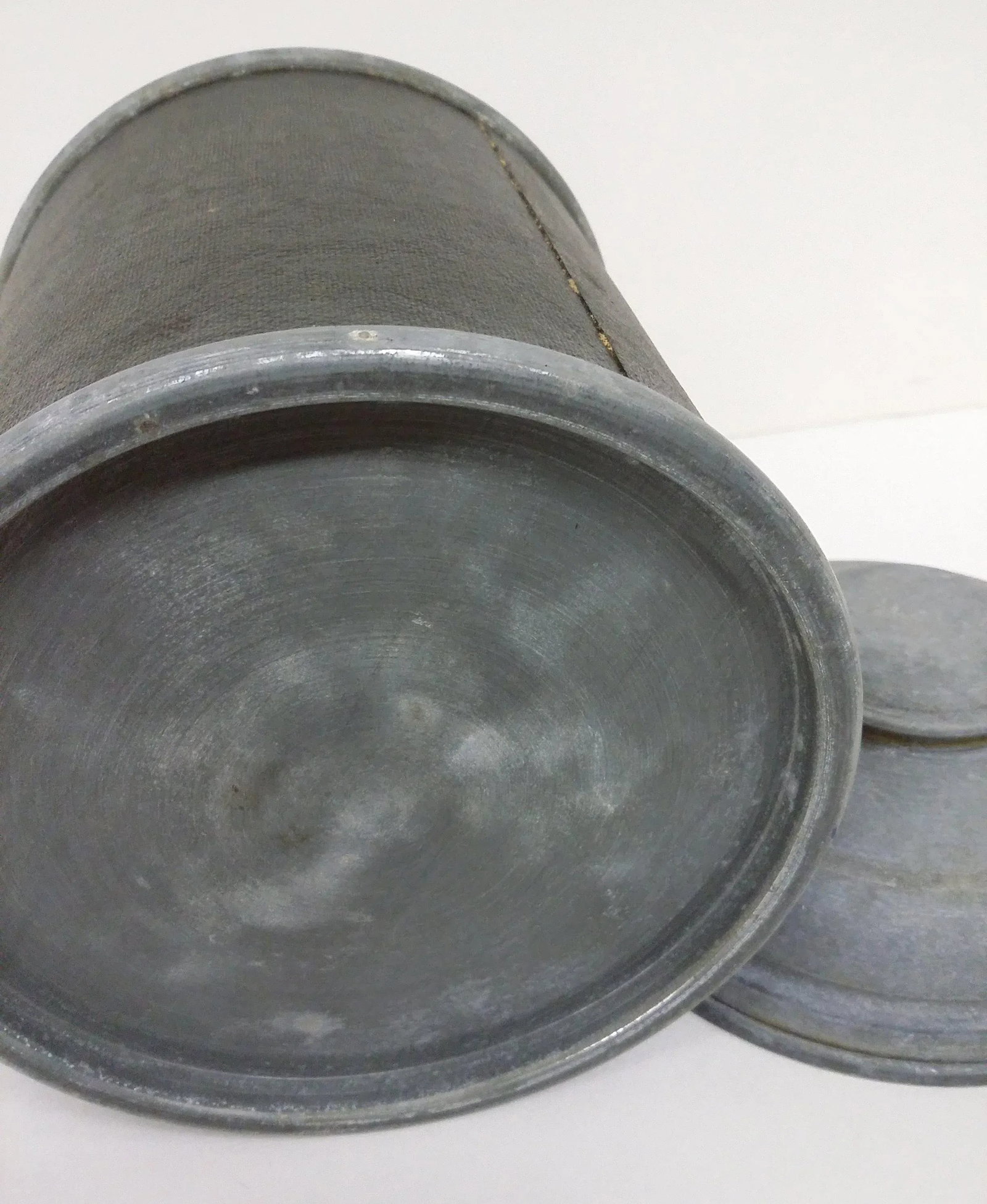 Antique Galvanized Steel Tobacco Canister - 7