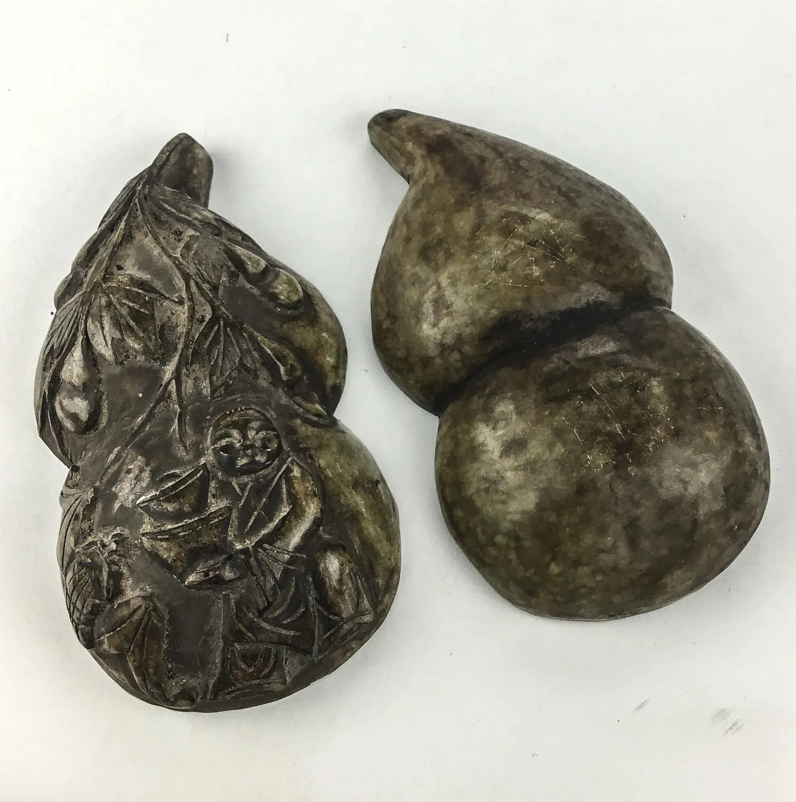 Chinese Antique Carved Soapstone Covered Vessel - 10