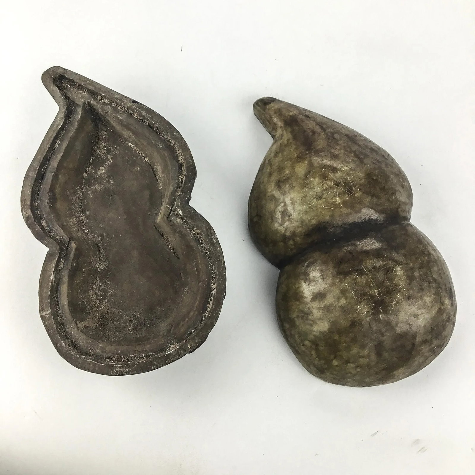 Chinese Antique Carved Soapstone Covered Vessel - 7