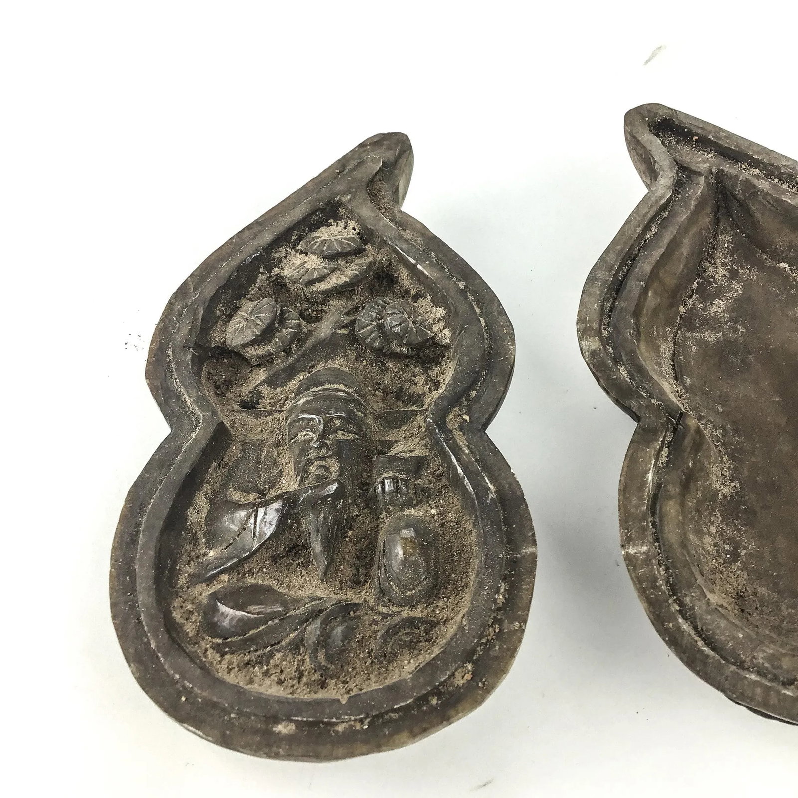 Chinese Antique Carved Soapstone Covered Vessel - 8