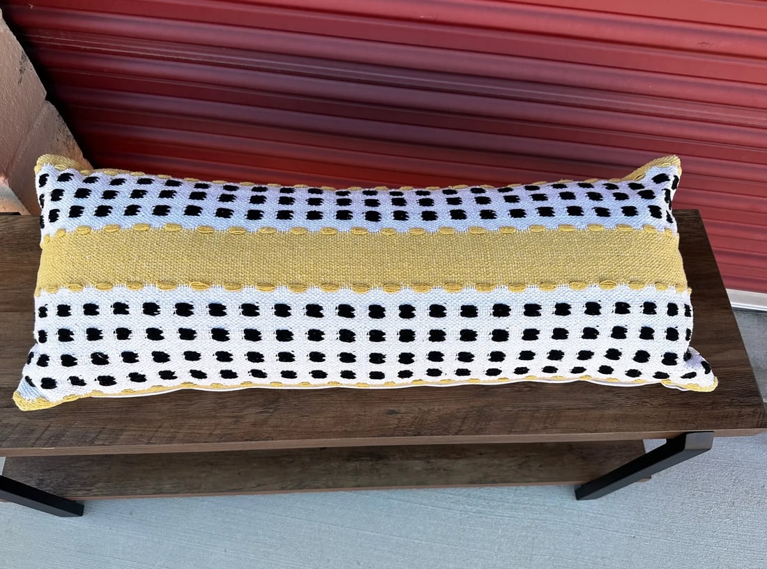 West Elm Style Rectangle Pillow - 4