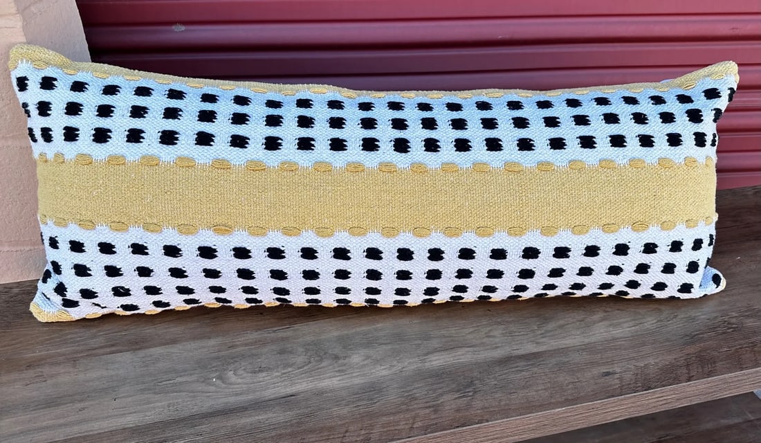 West Elm Style Rectangle Pillow - 7