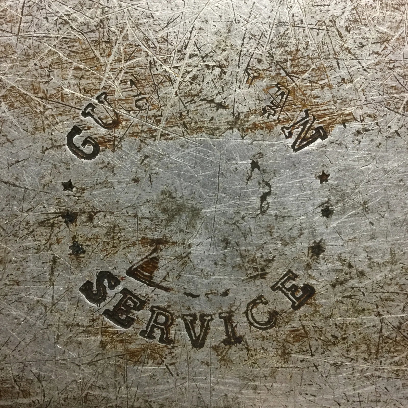 Antique Glass Covered Frying Pan - 7