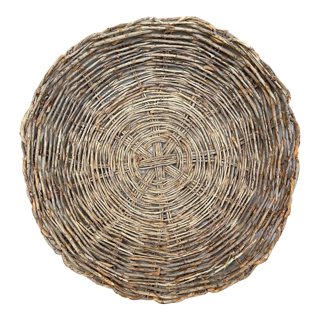 Large Rustic European Grapevine Decorative Bowl (1 of 4)