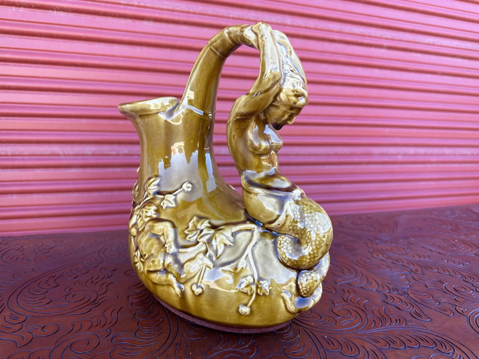 Shi Wan Ware Chinese Ceramic Pitcher - 3