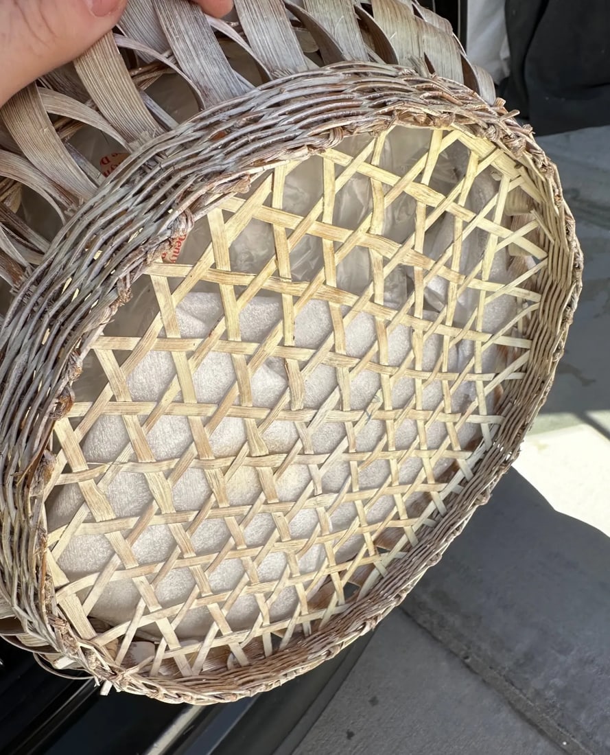 Large Woven Rattan Decorative Vase - 5