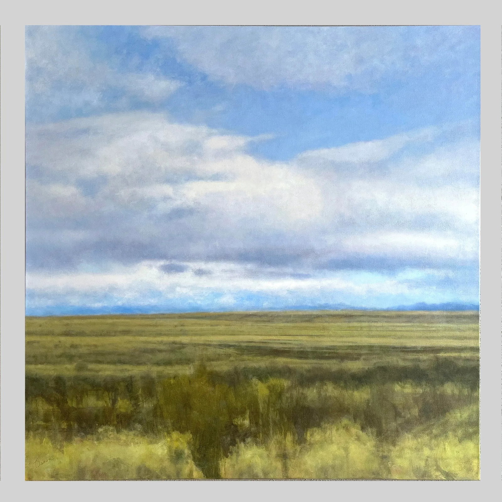 Western Landscape Painting - Big Sky Montana Summer Prairie by James Bason - 10