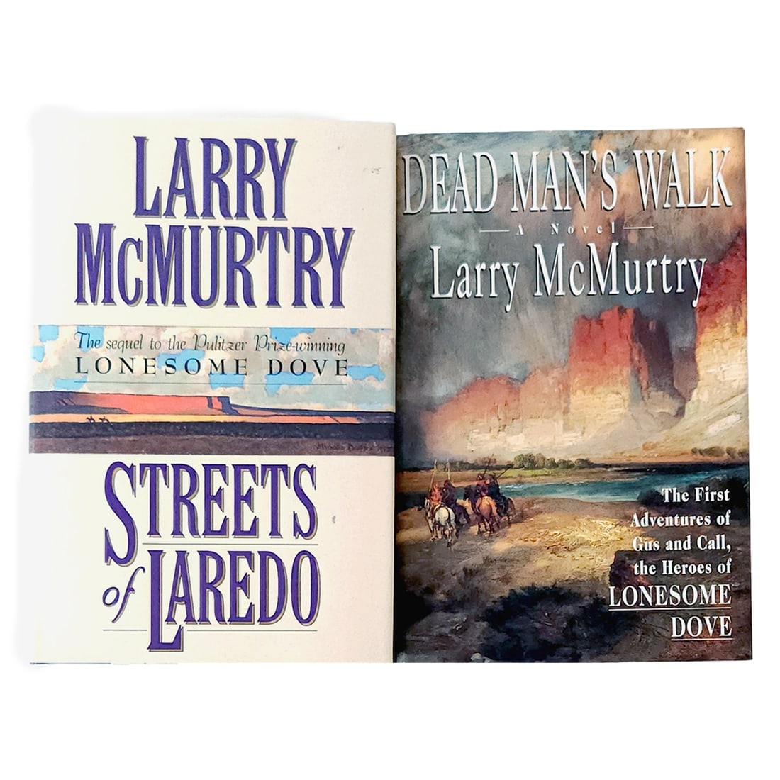 Larry McMurtry Books: Title: Larry McMurtry Books Description: Dead Man's Walk Larry McMurtry 1995 1st Ed HC DJ Streets of Laredo Larry McMurtry 1993 1st Ed HC DJ Date Period: Materials: Dimension: Shipping: Domestic: Flat
